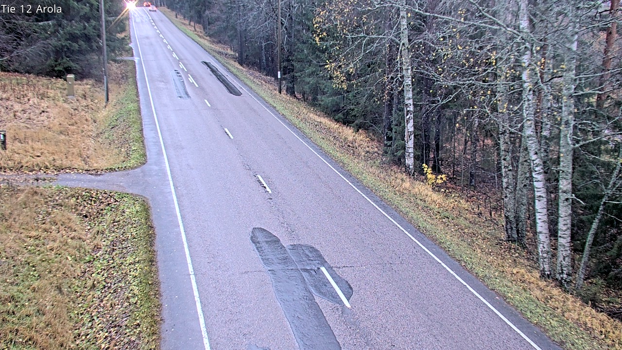 Weather Camera Image Väg 12 Nastola, Arola, Lahti, Päijät-Häme