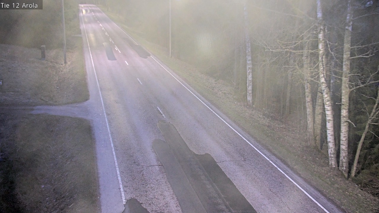 Weather Camera Image Väg 12 Nastola, Arola, Lahti, Päijät-Häme