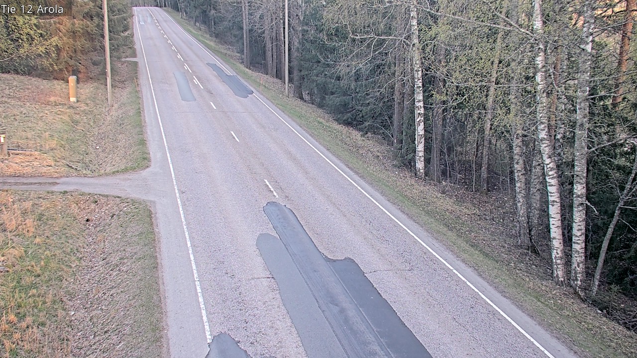 Weather Camera Image Väg 12 Nastola, Arola, Lahti, Päijät-Häme