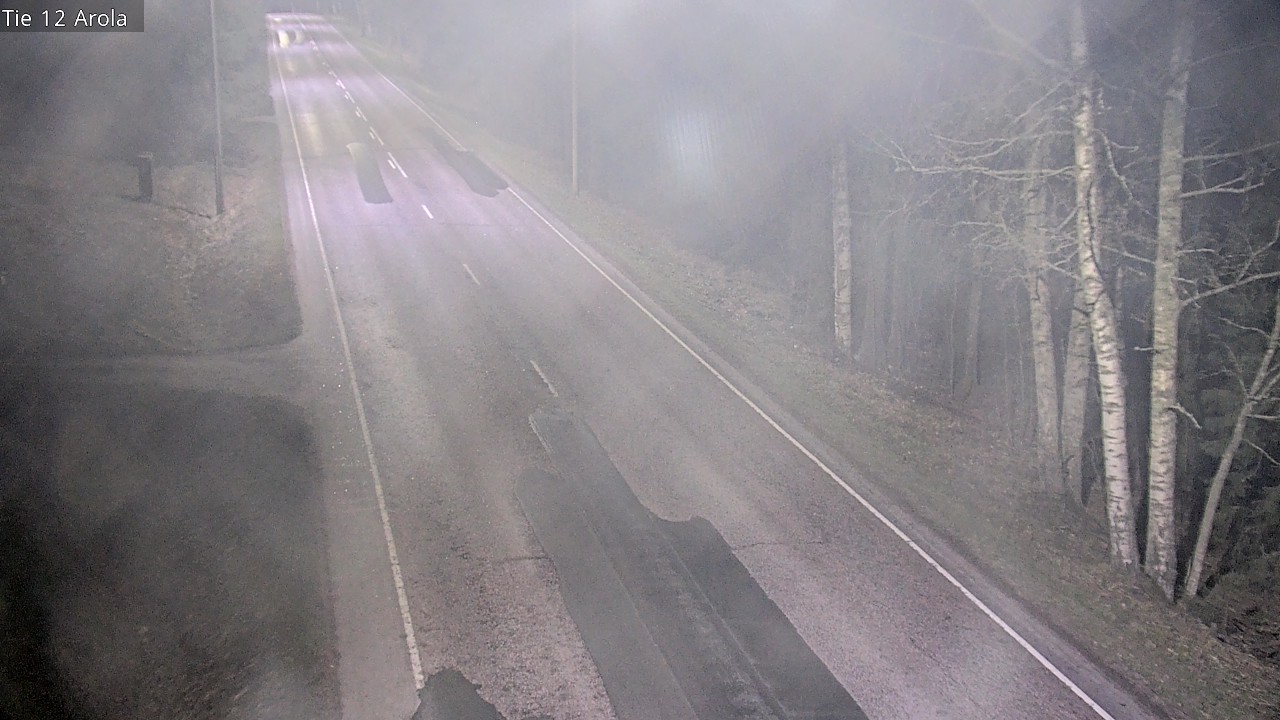 Weather Camera Image Väg 12 Nastola, Arola, Lahti, Päijät-Häme