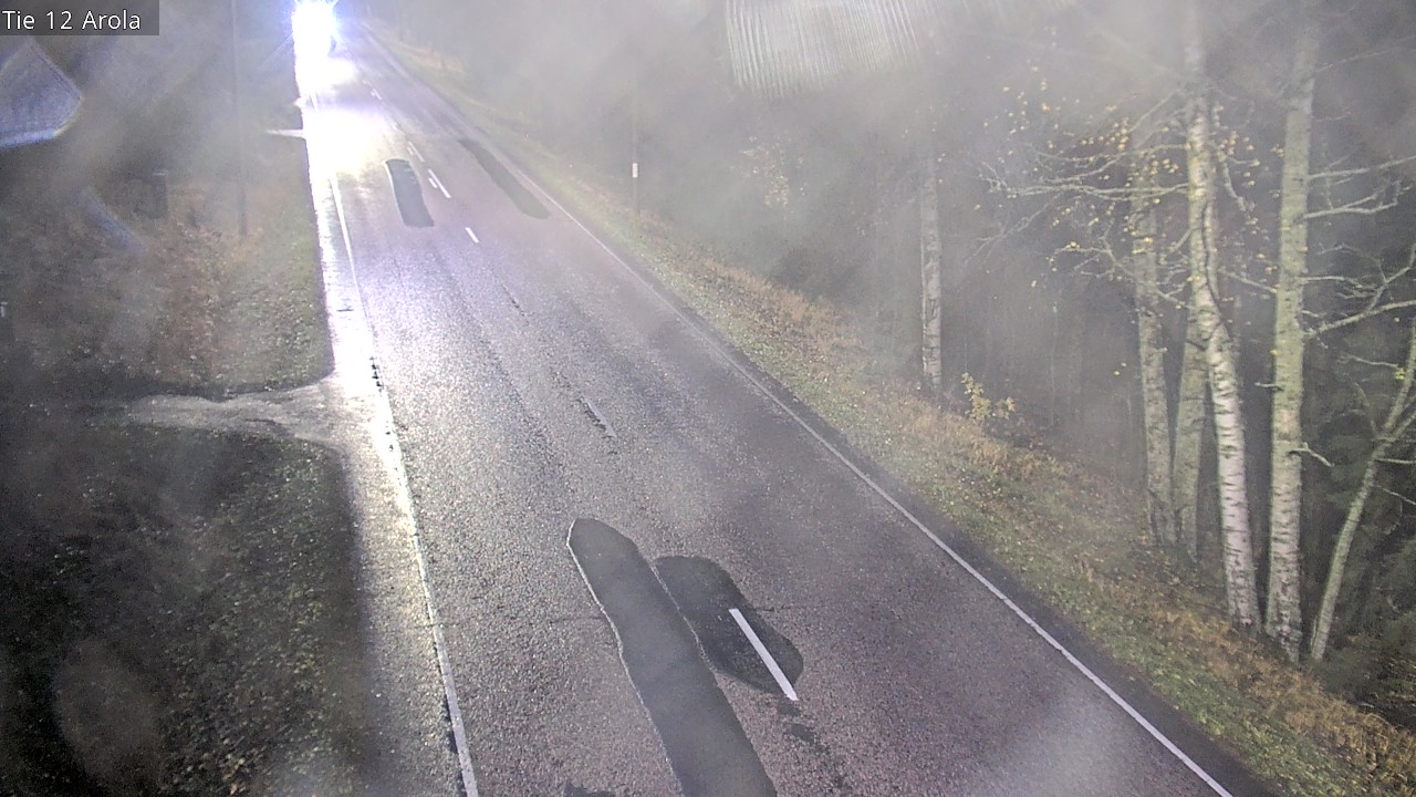Weather Camera Image Väg 12 Nastola, Arola, Lahti, Päijät-Häme