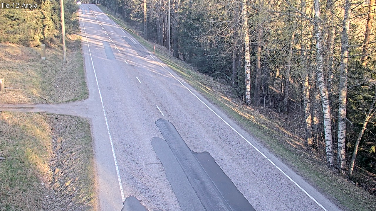 Weather Camera Image Väg 12 Nastola, Arola, Lahti, Päijät-Häme