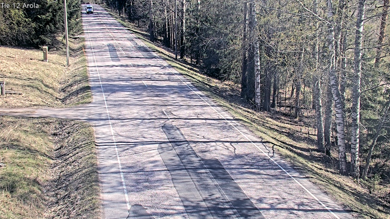 Weather Camera Image Väg 12 Nastola, Arola, Lahti, Päijät-Häme
