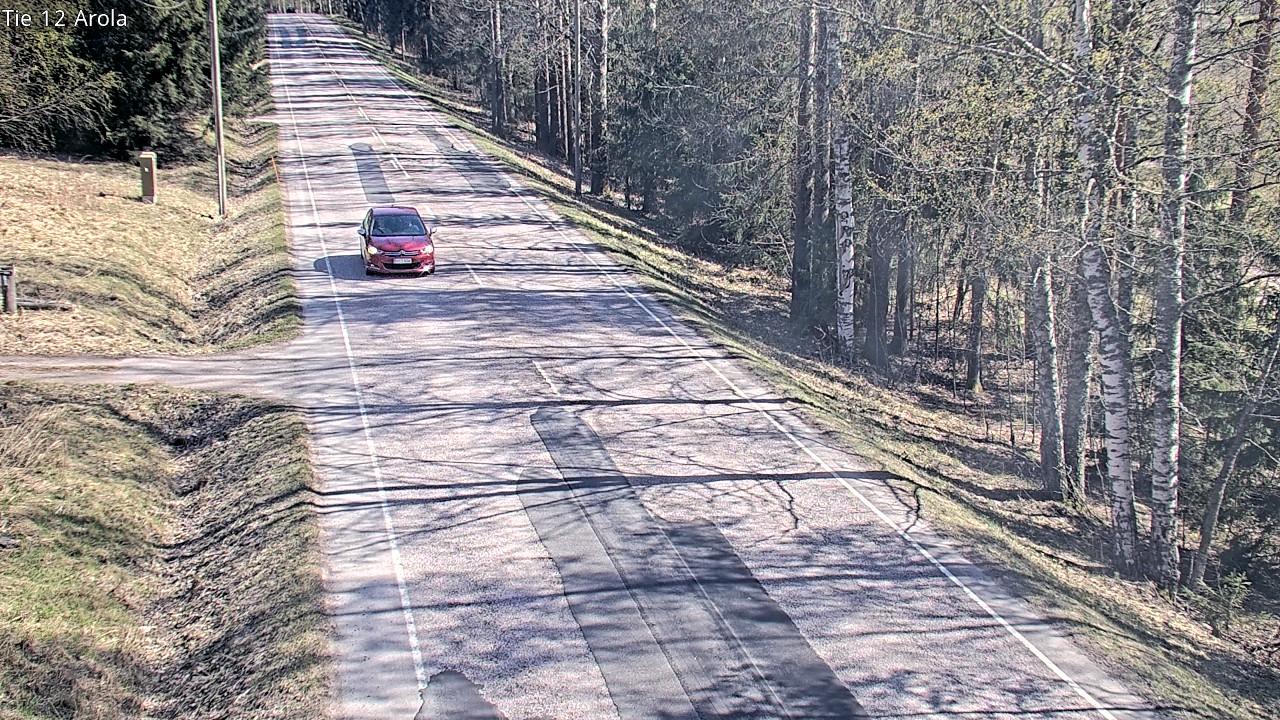 Weather Camera Image Väg 12 Nastola, Arola, Lahti, Päijät-Häme