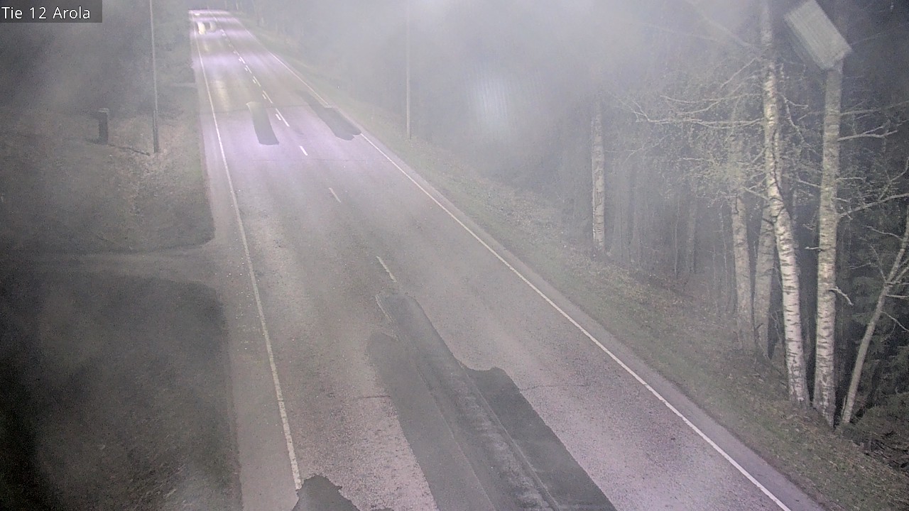 Weather Camera Image Väg 12 Nastola, Arola, Lahti, Päijät-Häme