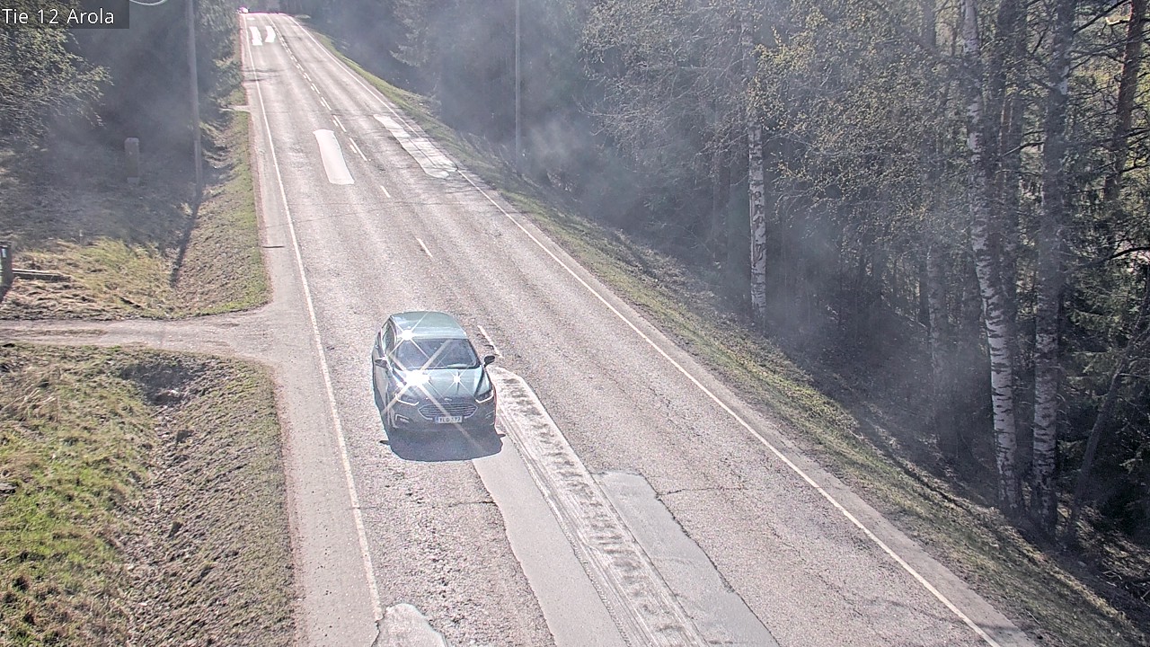 Weather Camera Image Väg 12 Nastola, Arola, Lahti, Päijät-Häme