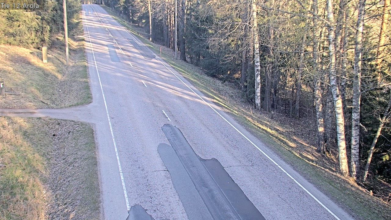 Weather Camera Image Väg 12 Nastola, Arola, Lahti, Päijät-Häme