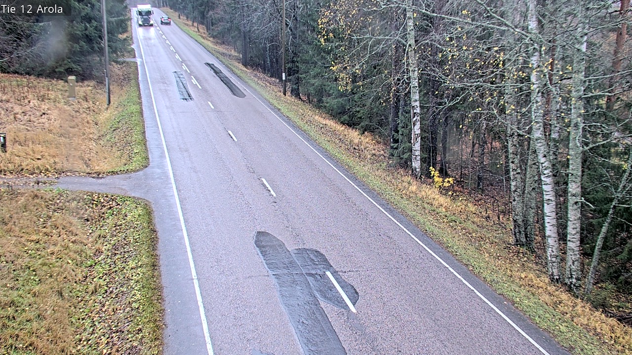 Weather Camera Image Väg 12 Nastola, Arola, Lahti, Päijät-Häme