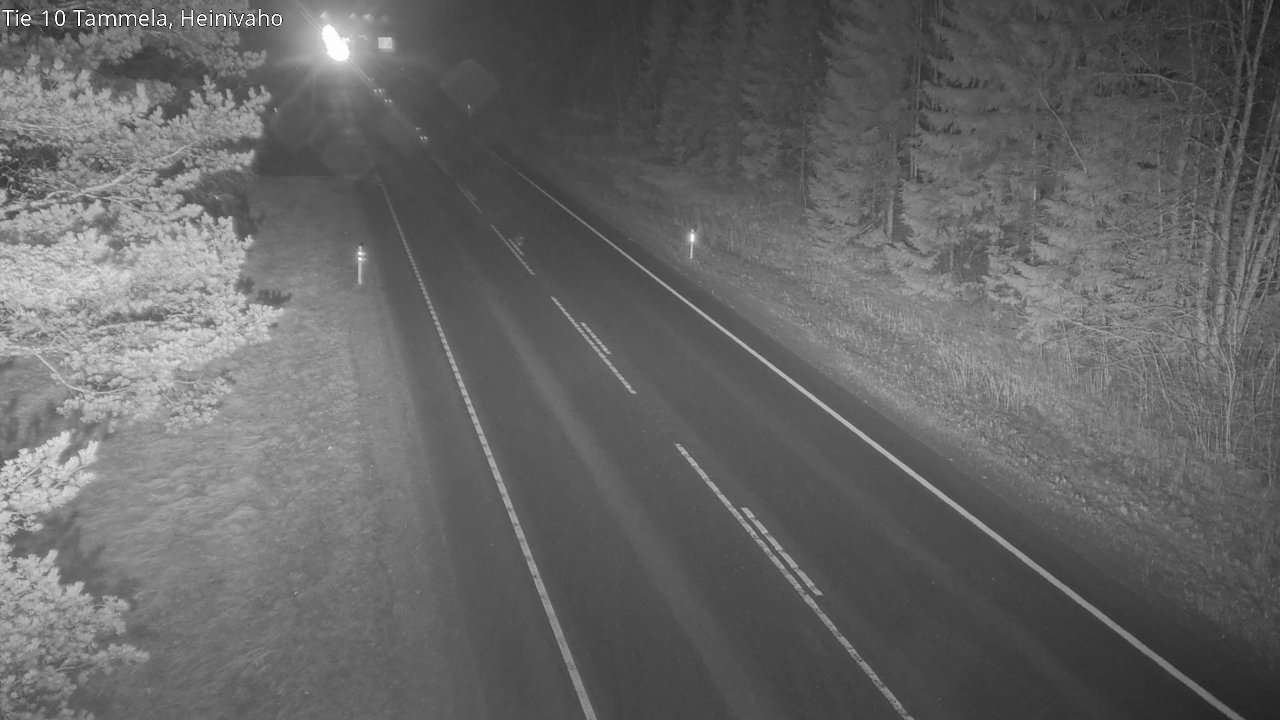 Weather Camera Image Väg 10 Tammela, Heinivaho, Tammela, Kanta-Häme