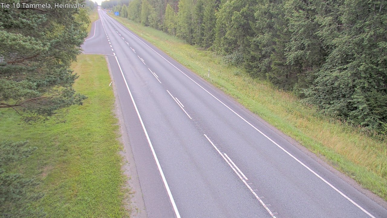 Weather Camera Image Road 10 Tammela, Heinivaho, Tammela, Kanta-Häme