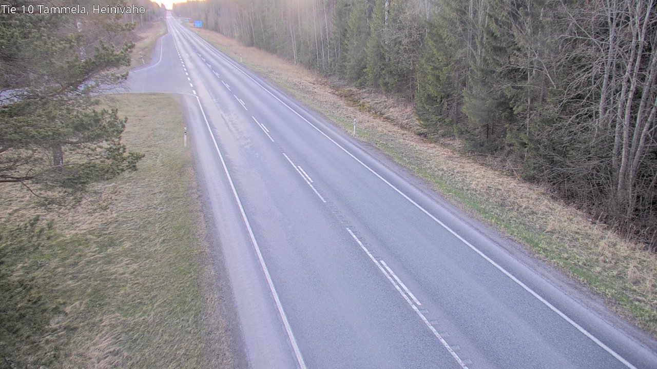Weather Camera Image Väg 10 Tammela, Heinivaho, Tammela, Kanta-Häme