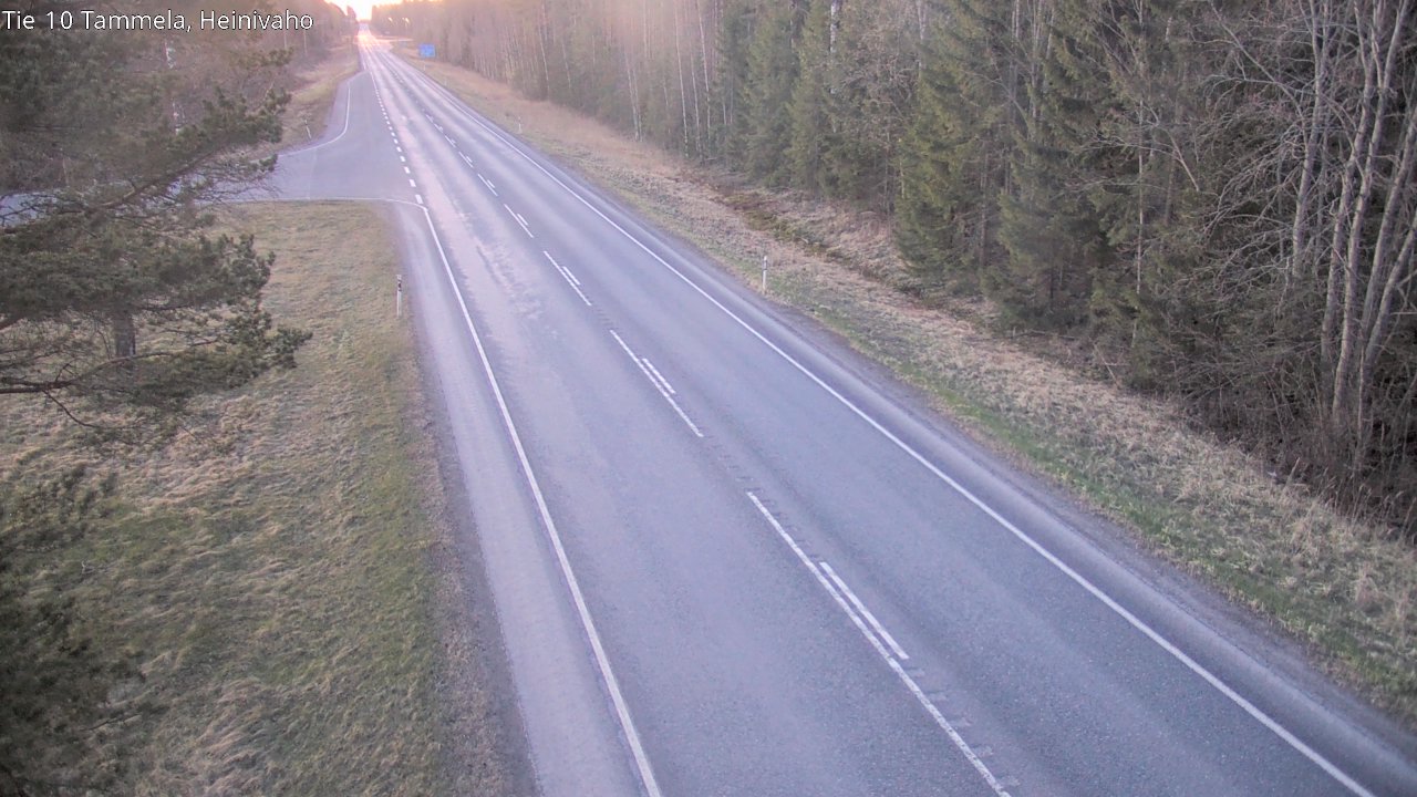 Weather Camera Image Road 10 Tammela, Heinivaho, Tammela, Kanta-Häme