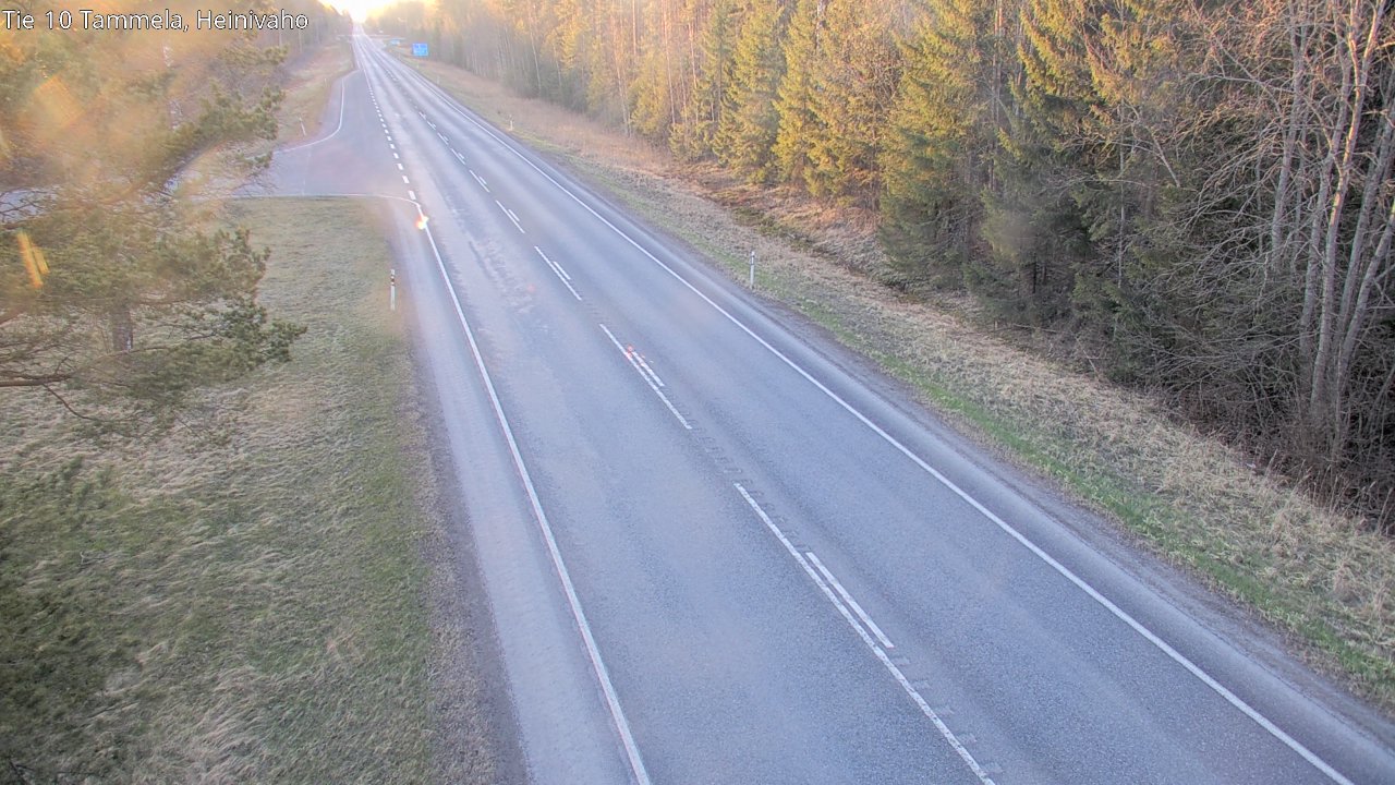 Weather Camera Image Väg 10 Tammela, Heinivaho, Tammela, Kanta-Häme