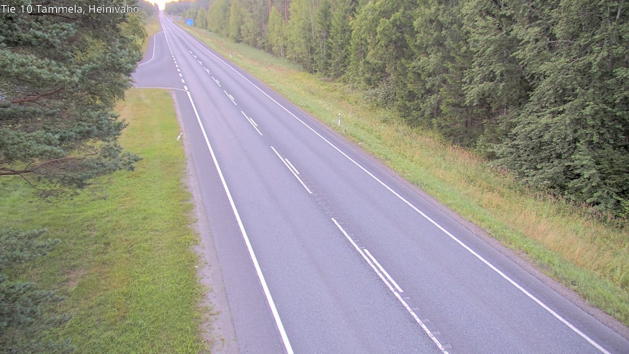Weather Camera Image Road 10 Tammela, Heinivaho, Tammela, Kanta-Häme