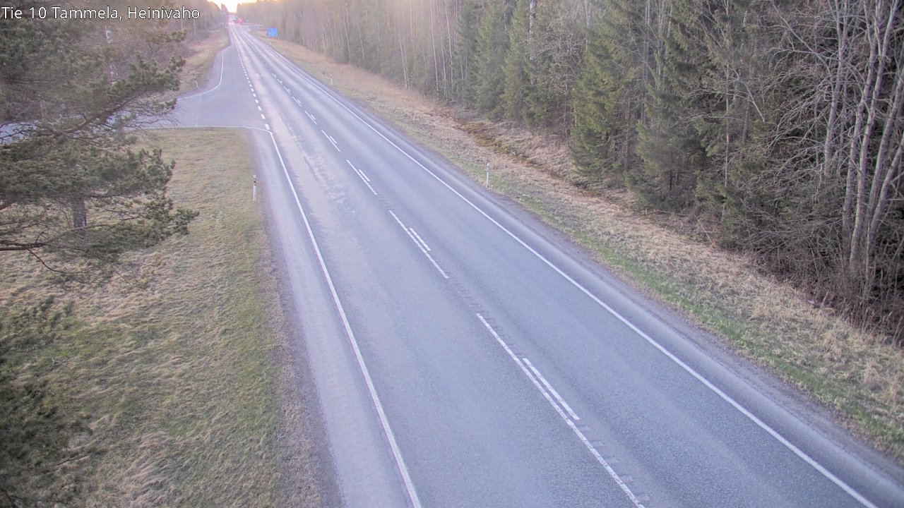 Weather Camera Image Väg 10 Tammela, Heinivaho, Tammela, Kanta-Häme