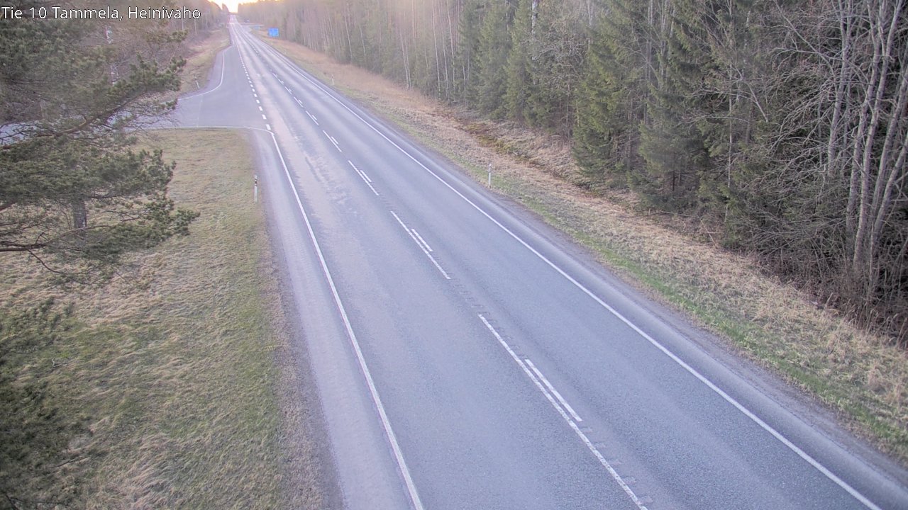 Weather Camera Image Väg 10 Tammela, Heinivaho, Tammela, Kanta-Häme