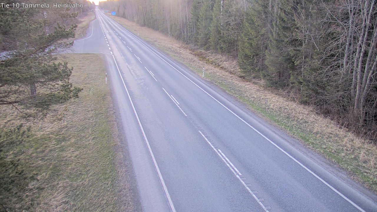 Weather Camera Image Väg 10 Tammela, Heinivaho, Tammela, Kanta-Häme
