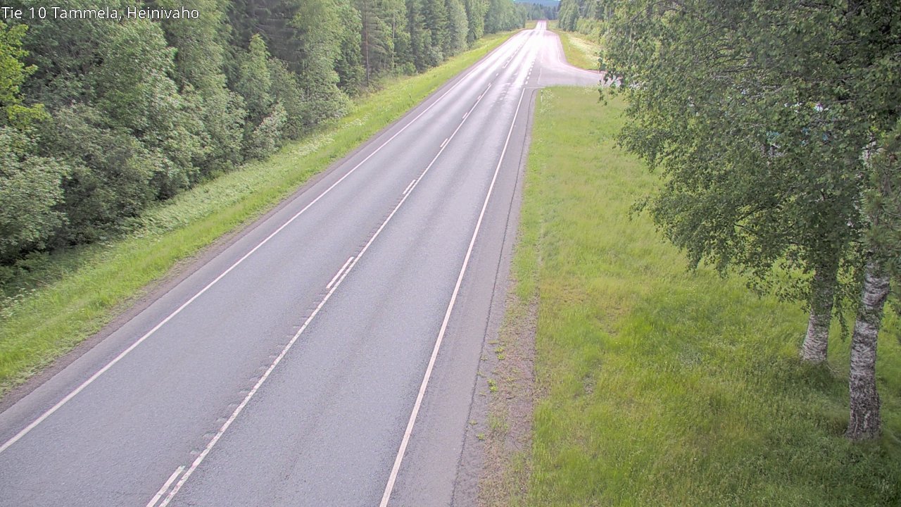 Weather Camera Image Väg 10 Tammela, Heinivaho, Tammela, Kanta-Häme