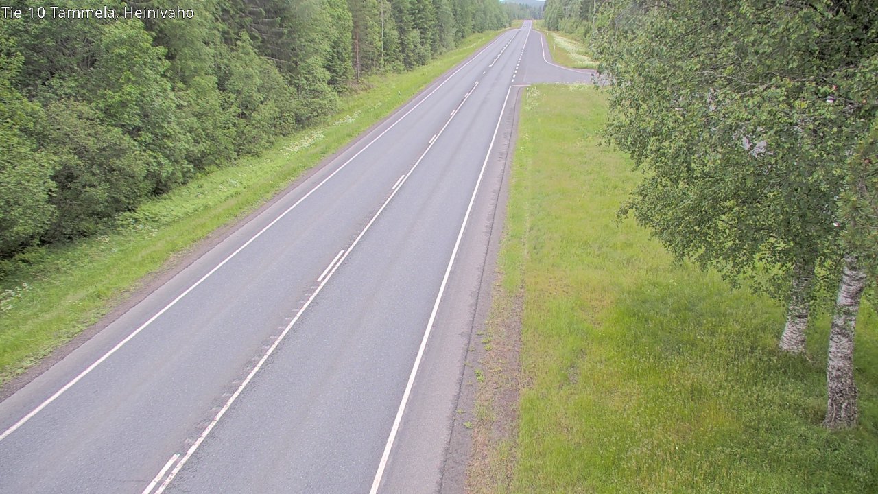 Weather Camera Image Väg 10 Tammela, Heinivaho, Tammela, Kanta-Häme