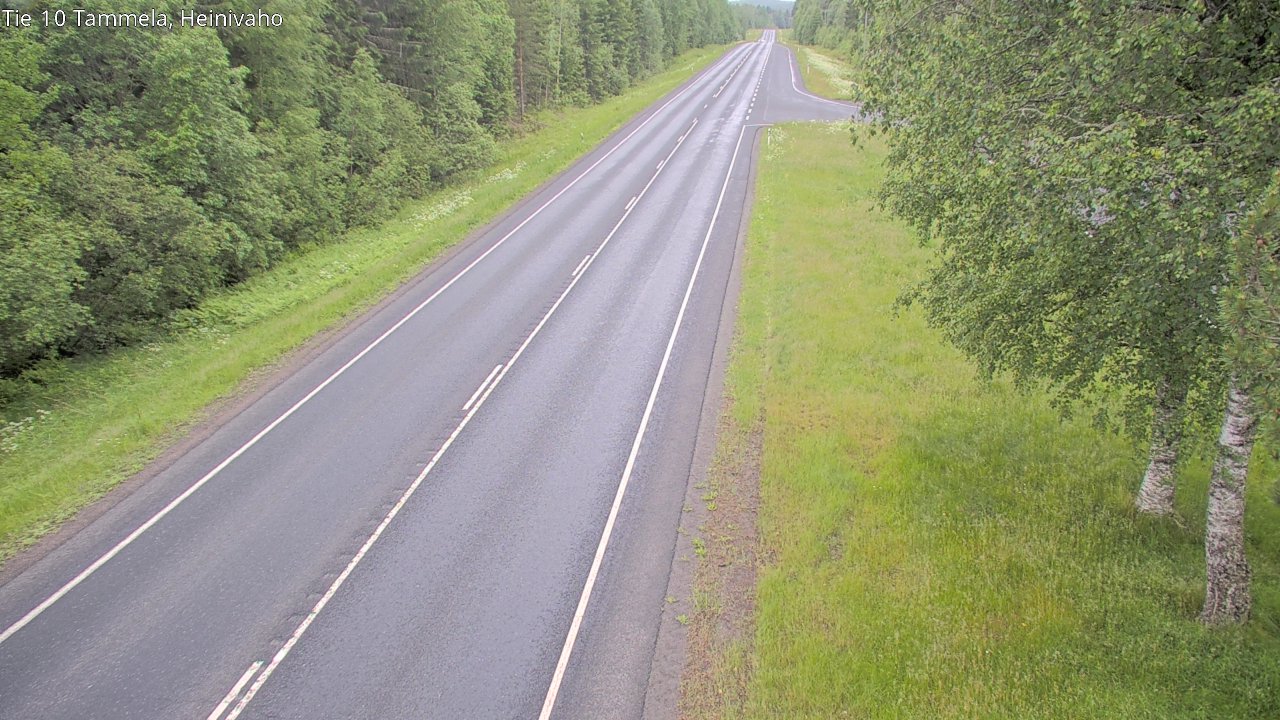 Weather Camera Image Väg 10 Tammela, Heinivaho, Tammela, Kanta-Häme