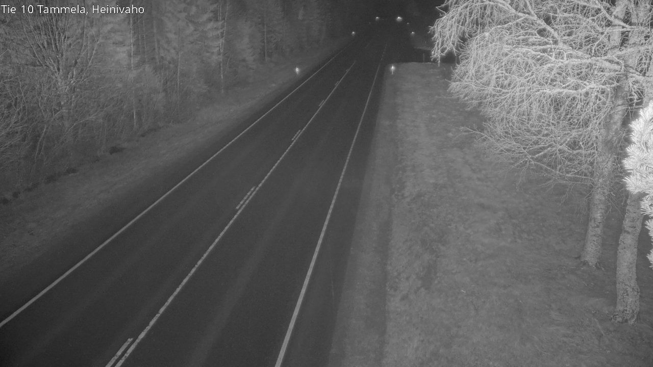 Weather Camera Image Road 10 Tammela, Heinivaho, Tammela, Kanta-Häme