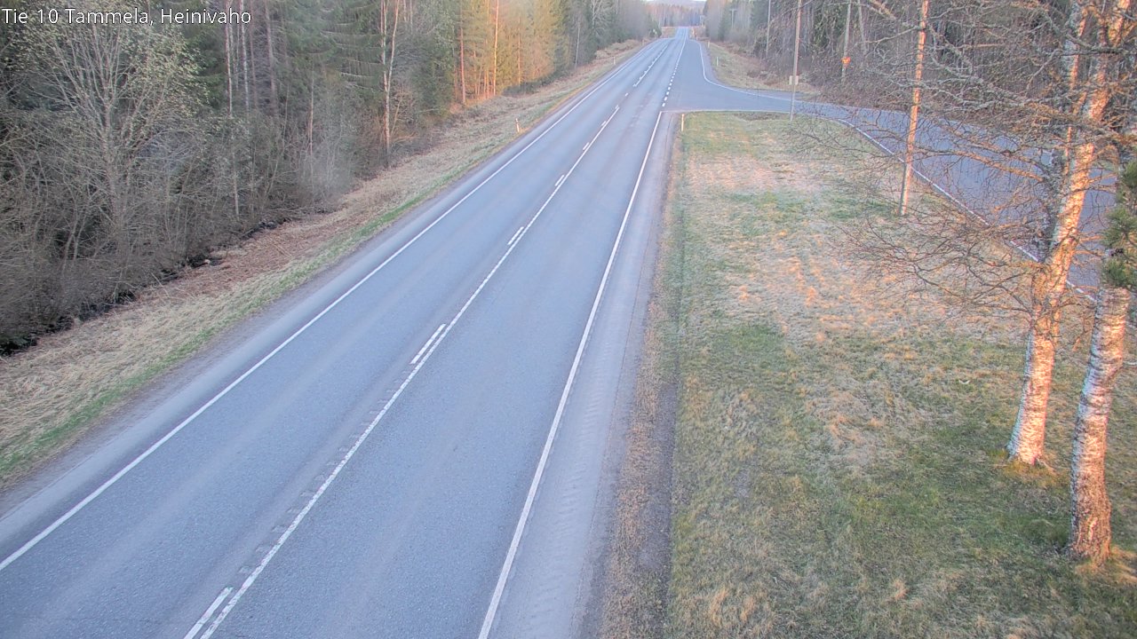 Weather Camera Image Road 10 Tammela, Heinivaho, Tammela, Kanta-Häme