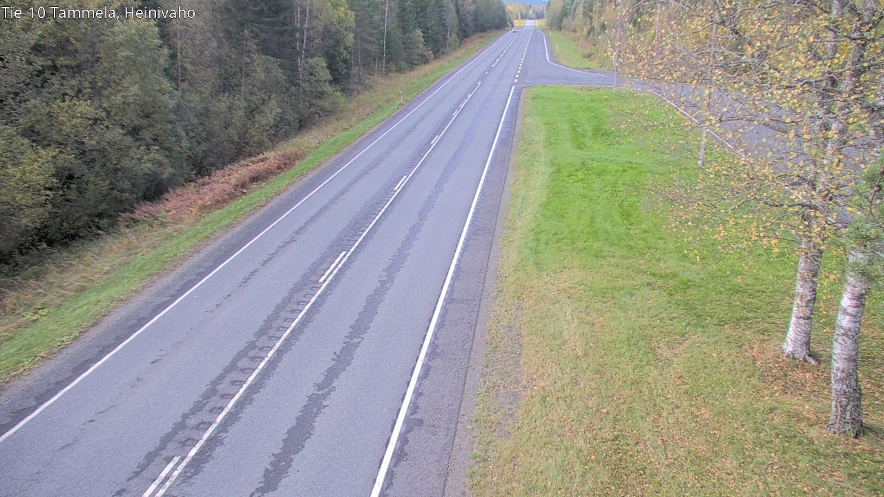 Weather Camera Image Road 10 Tammela, Heinivaho, Tammela, Kanta-Häme