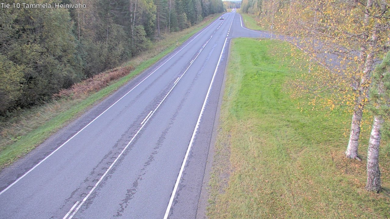 Weather Camera Image Road 10 Tammela, Heinivaho, Tammela, Kanta-Häme