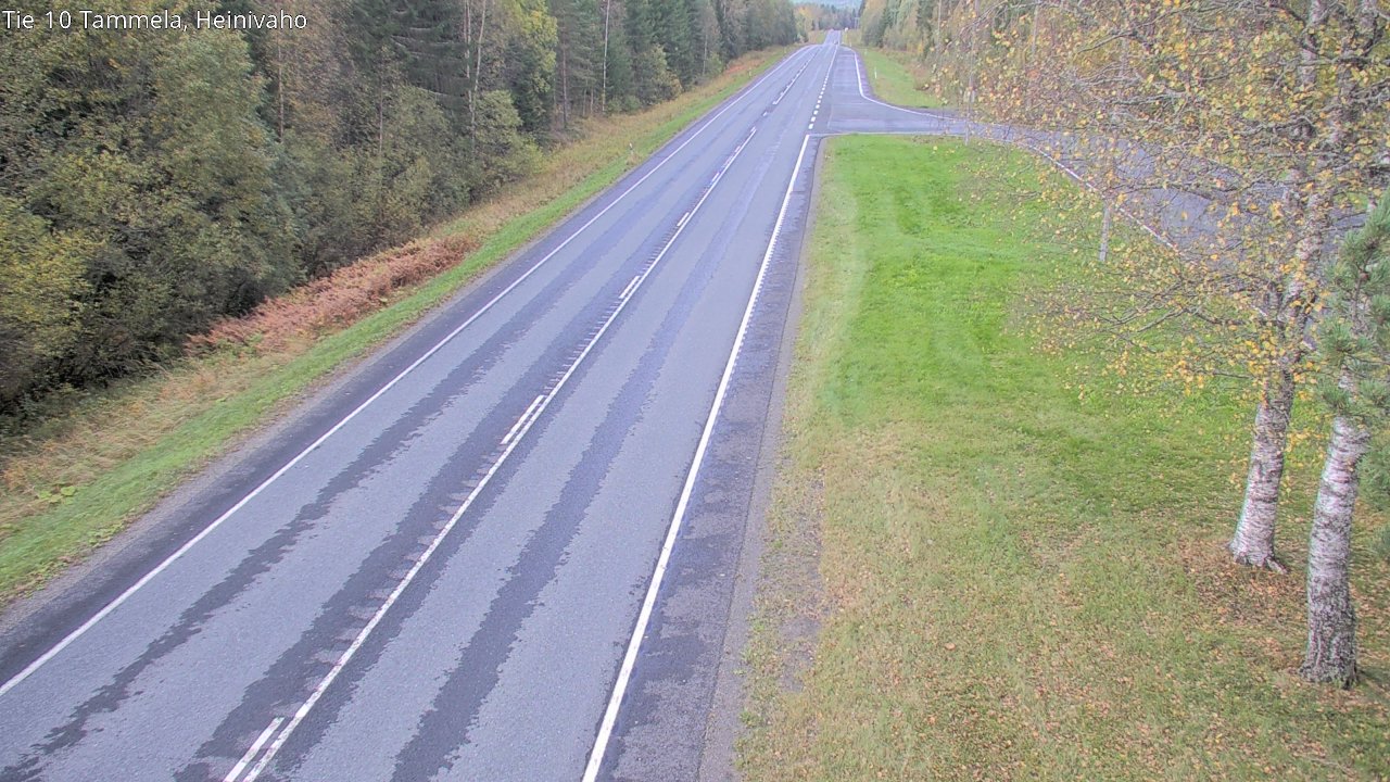 Weather Camera Image Road 10 Tammela, Heinivaho, Tammela, Kanta-Häme