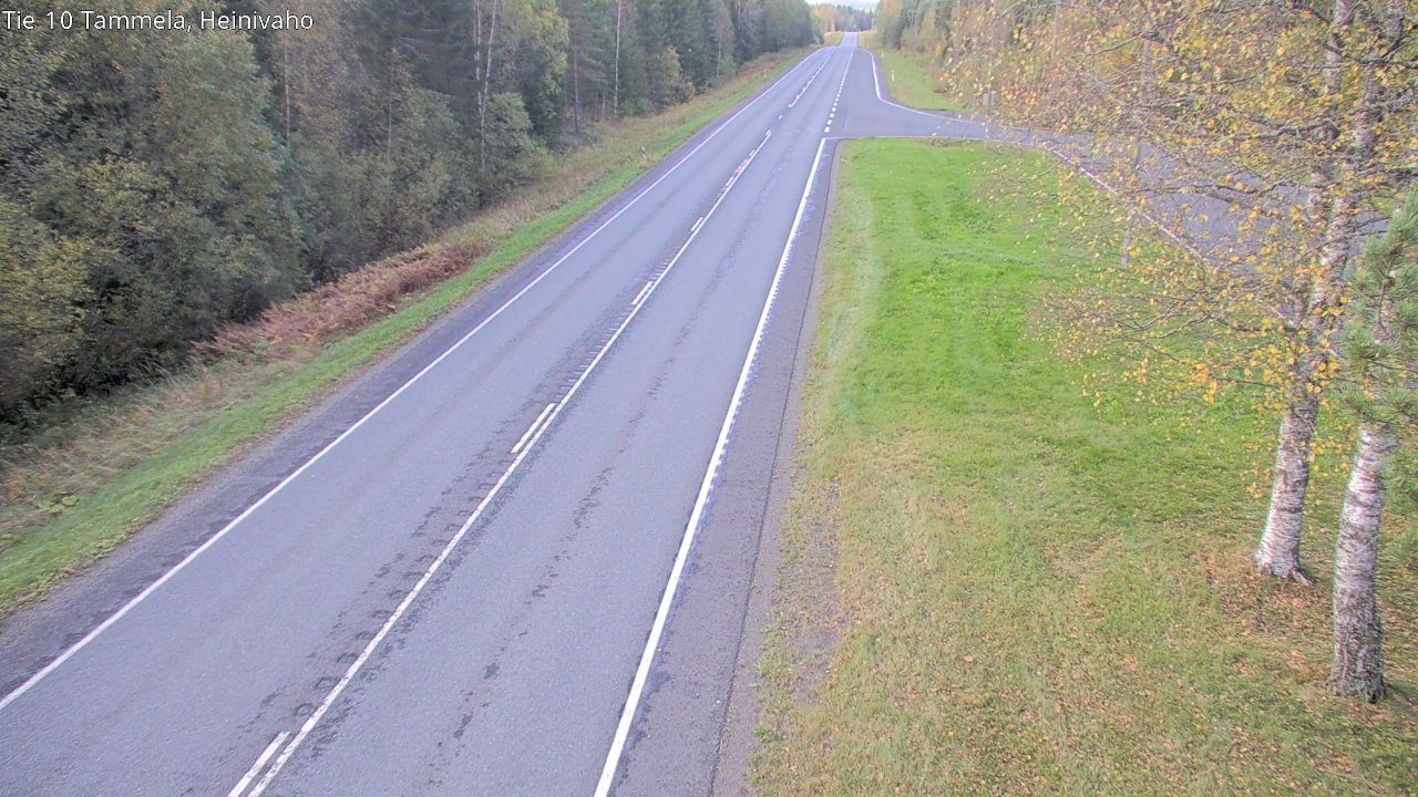 Weather Camera Image Road 10 Tammela, Heinivaho, Tammela, Kanta-Häme