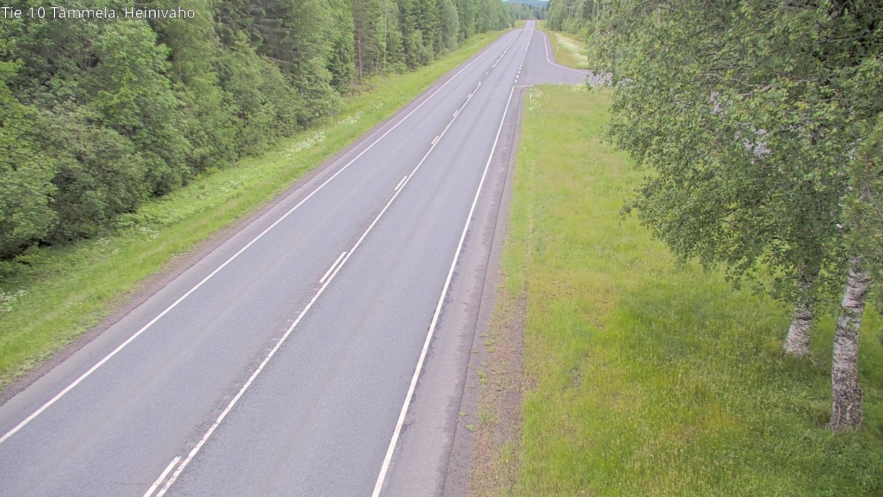 Weather Camera Image Väg 10 Tammela, Heinivaho, Tammela, Kanta-Häme