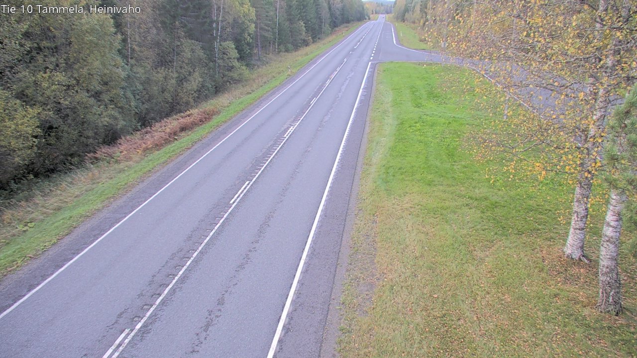Weather Camera Image Road 10 Tammela, Heinivaho, Tammela, Kanta-Häme