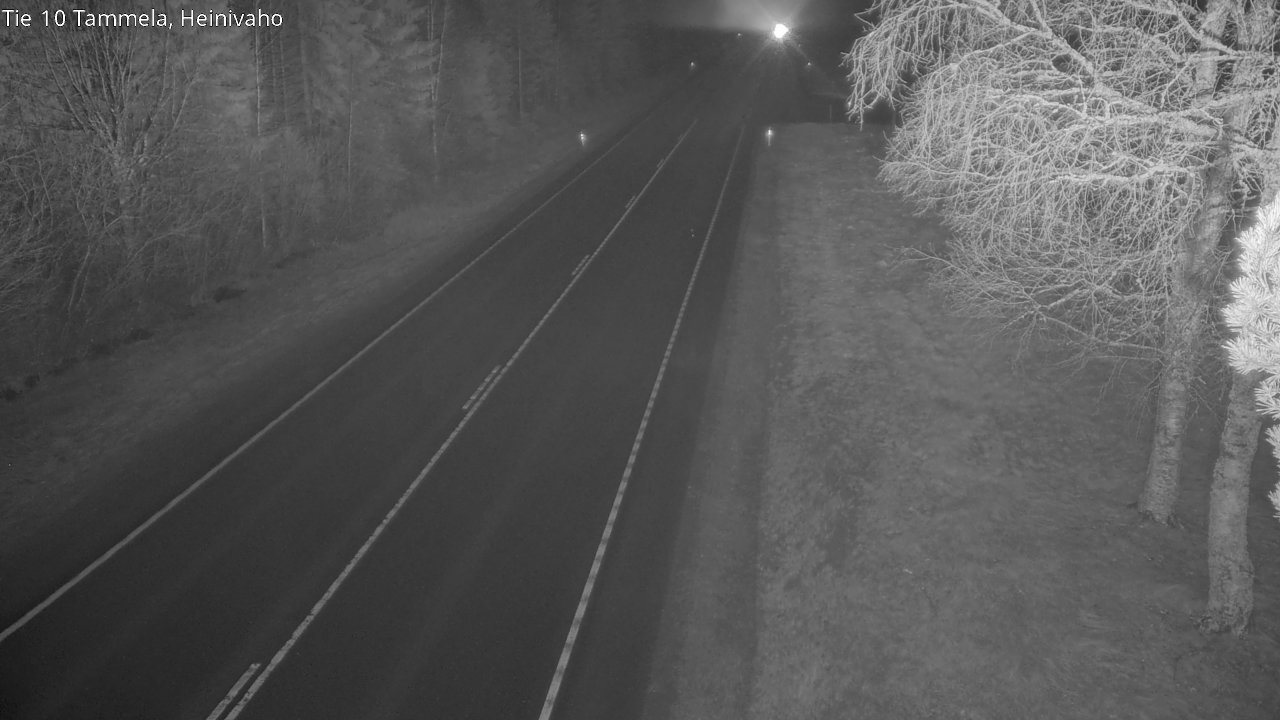 Weather Camera Image Väg 10 Tammela, Heinivaho, Tammela, Kanta-Häme