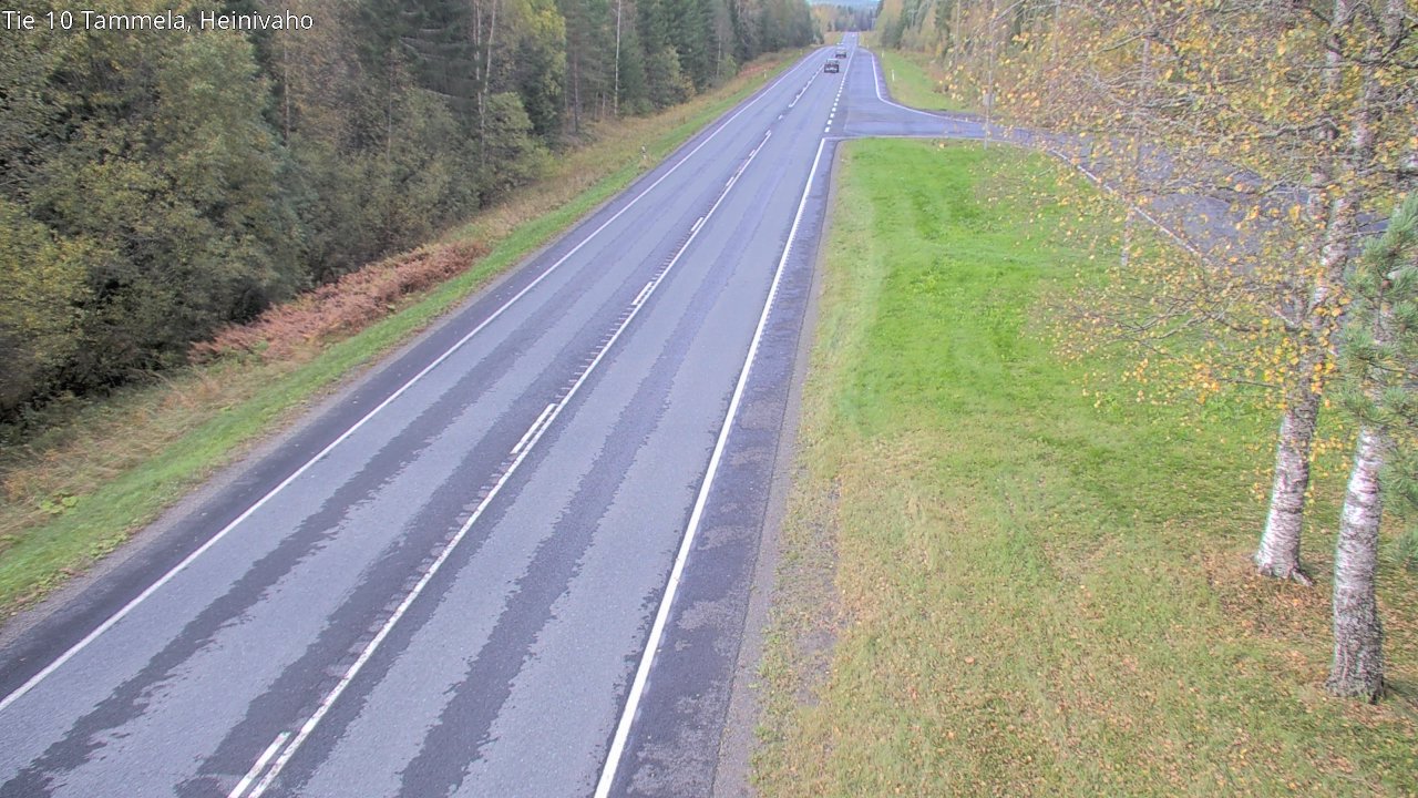 Weather Camera Image Road 10 Tammela, Heinivaho, Tammela, Kanta-Häme
