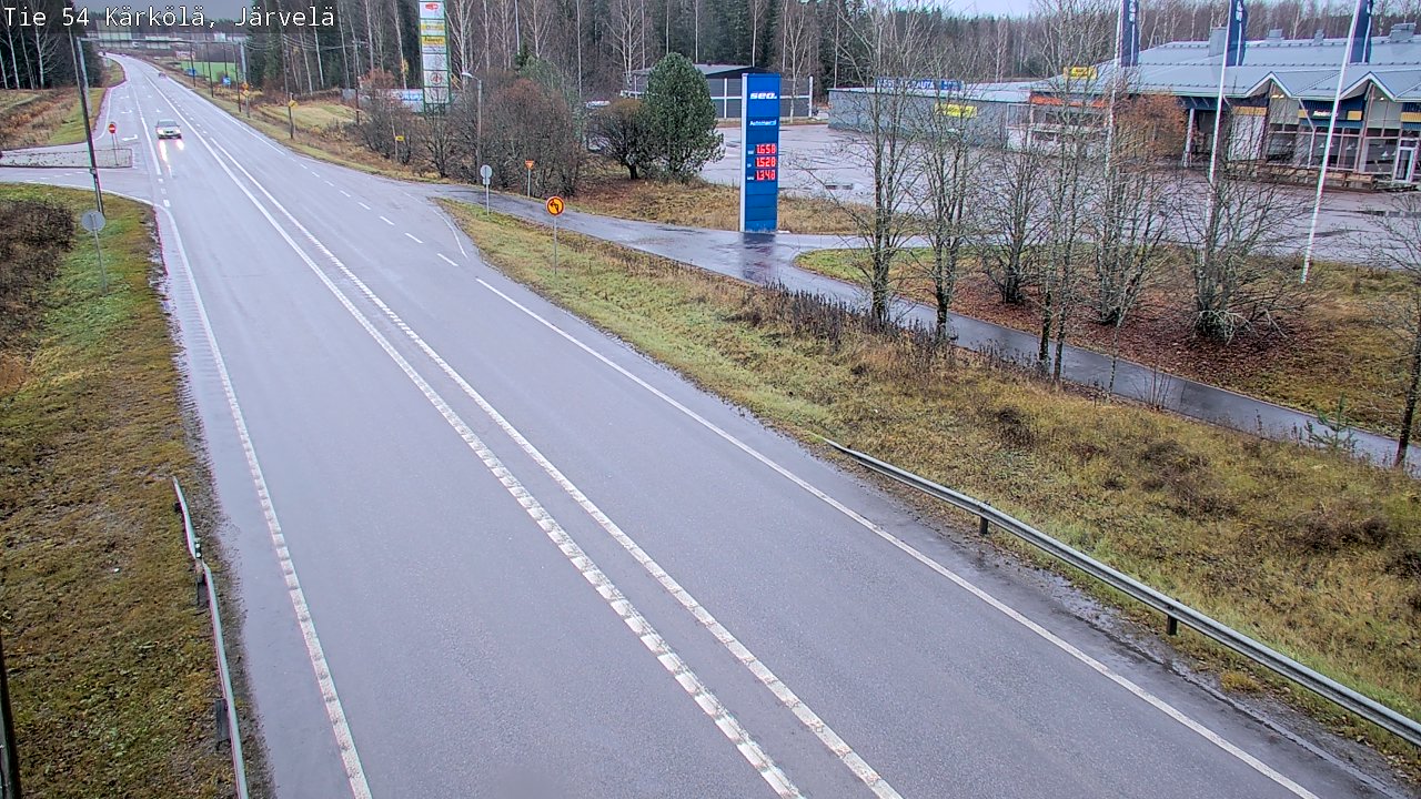 Weather Camera Image Väg 54 Kärkölä, Järvelä, Kärkölä, Päijät-Häme
