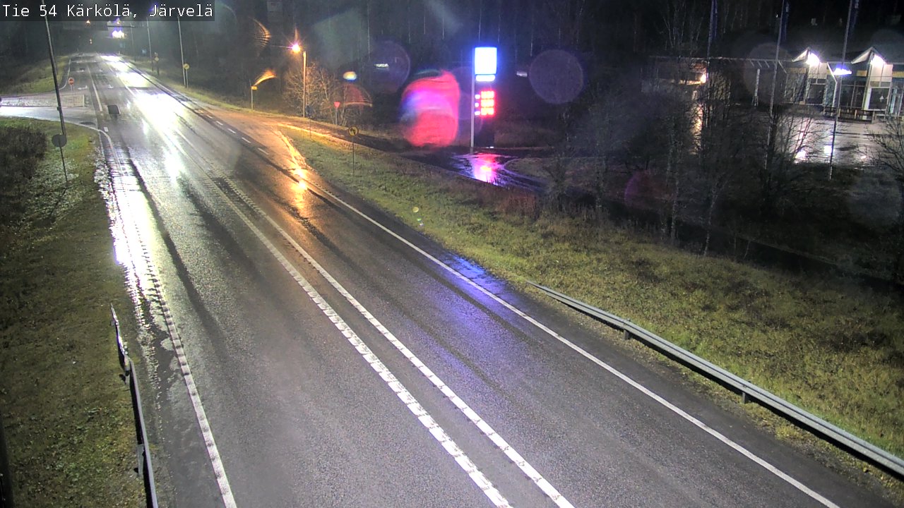 Weather Camera Image Väg 54 Kärkölä, Järvelä, Kärkölä, Päijät-Häme
