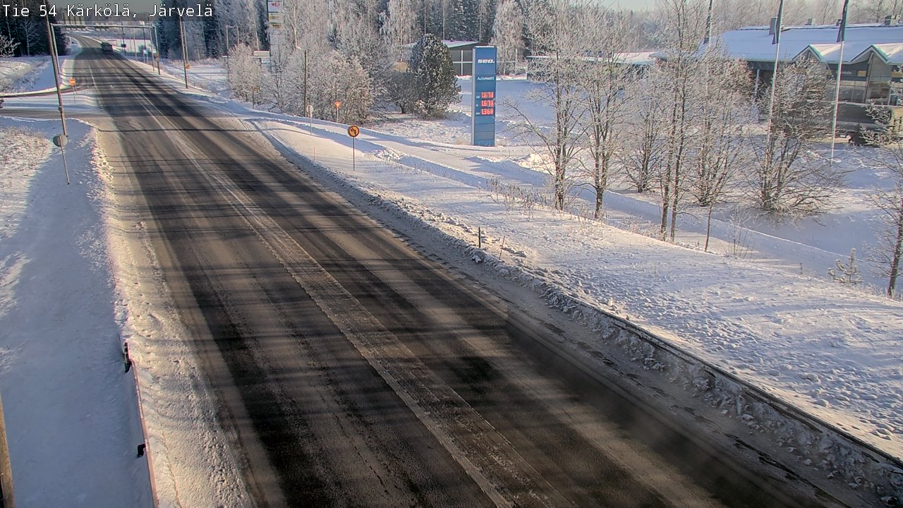 Weather Camera Image Väg 54 Kärkölä, Järvelä, Kärkölä, Päijät-Häme