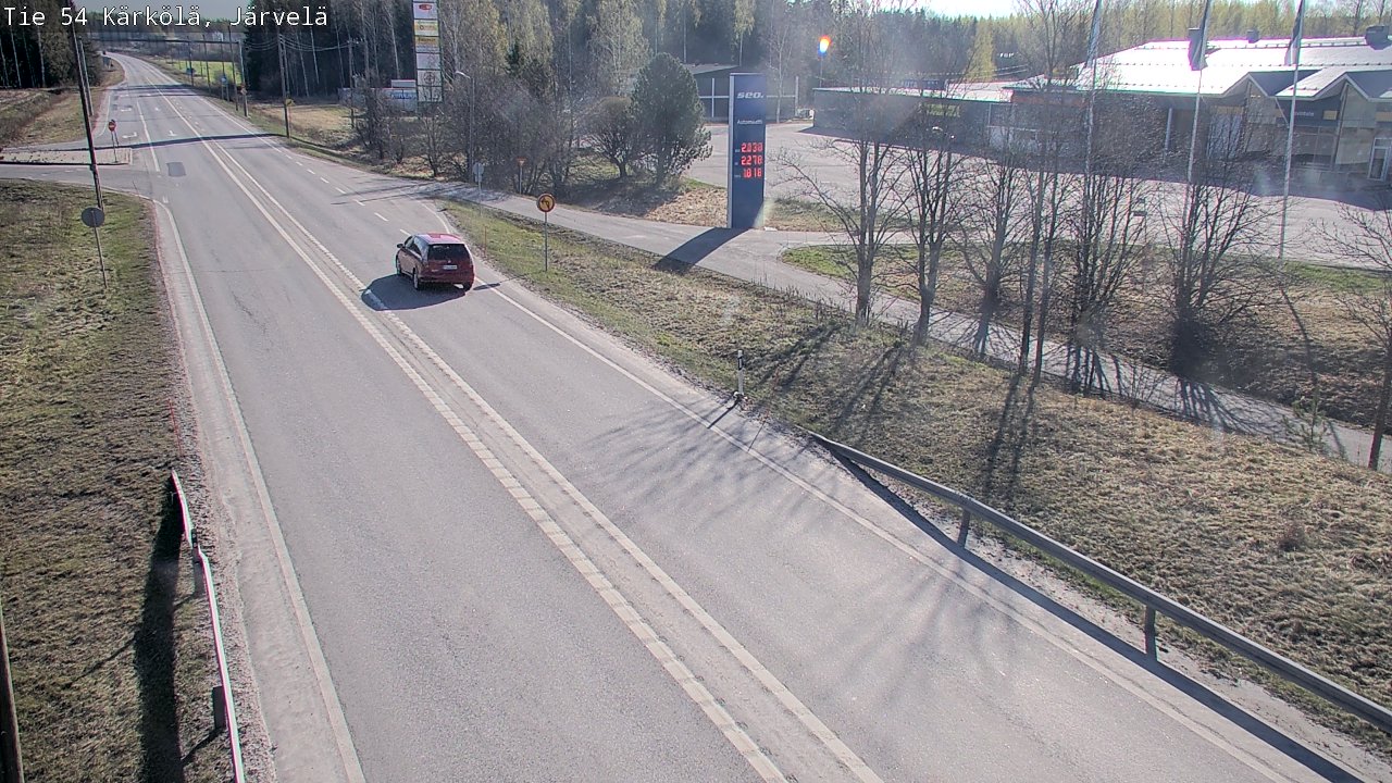 Weather Camera Image Road 54 Kärkölä, Järvelä, Kärkölä, Päijät-Häme
