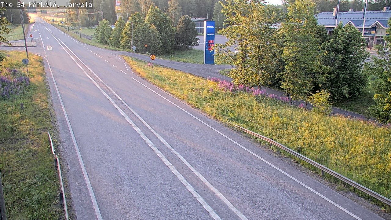 Weather Camera Image Road 54 Kärkölä, Järvelä, Kärkölä, Päijät-Häme