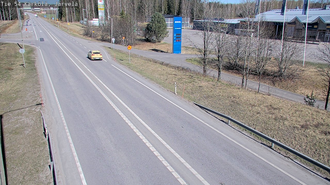 Weather Camera Image Väg 54 Kärkölä, Järvelä, Kärkölä, Päijät-Häme