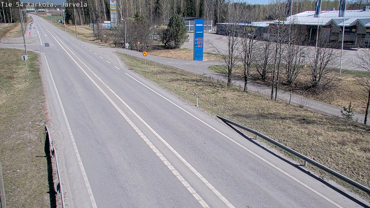 Weather Camera Image Road 54 Kärkölä, Järvelä, Kärkölä, Päijät-Häme