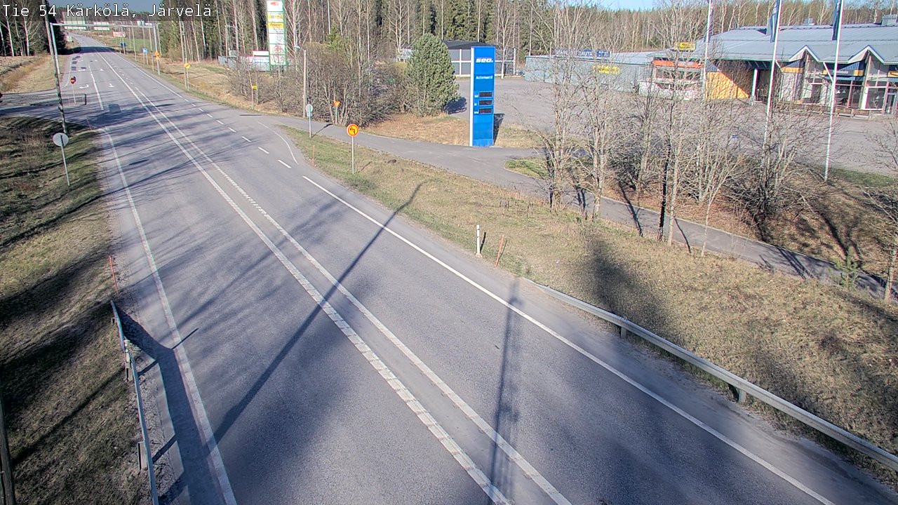 Weather Camera Image Väg 54 Kärkölä, Järvelä, Kärkölä, Päijät-Häme
