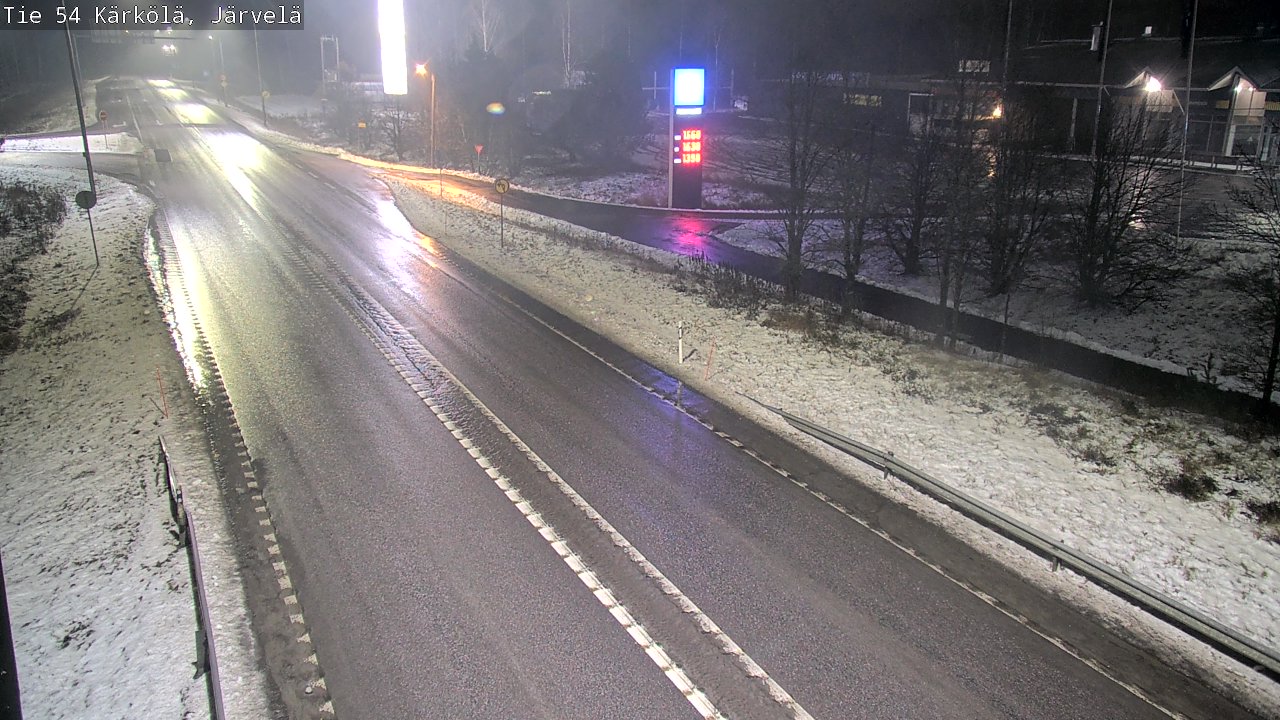 Weather Camera Image Väg 54 Kärkölä, Järvelä, Kärkölä, Päijät-Häme