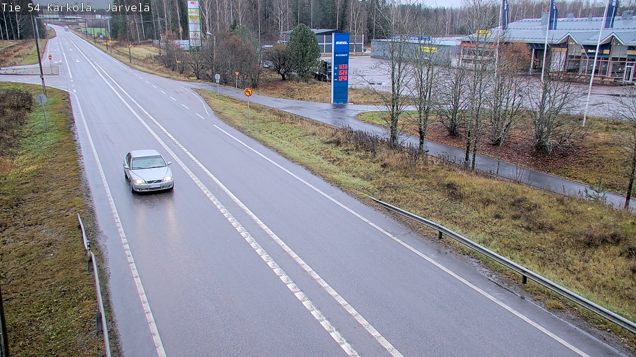 Weather Camera Image Väg 54 Kärkölä, Järvelä, Kärkölä, Päijät-Häme