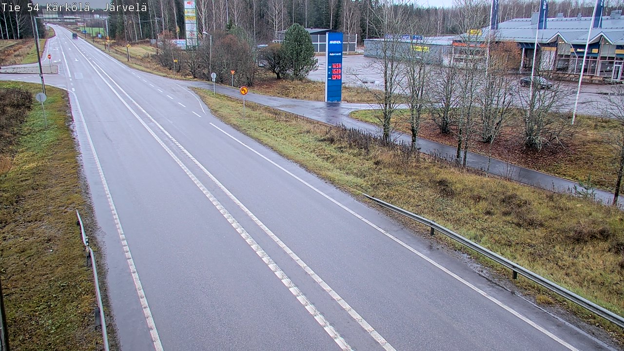 Weather Camera Image Väg 54 Kärkölä, Järvelä, Kärkölä, Päijät-Häme