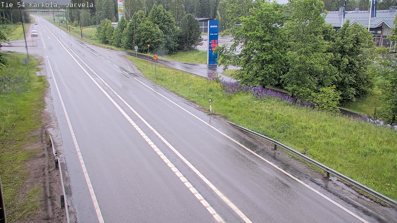 Weather Camera Image Väg 54 Kärkölä, Järvelä, Kärkölä, Päijät-Häme