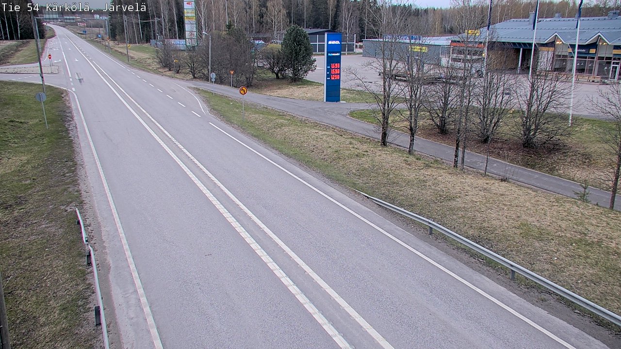 Weather Camera Image Väg 54 Kärkölä, Järvelä, Kärkölä, Päijät-Häme