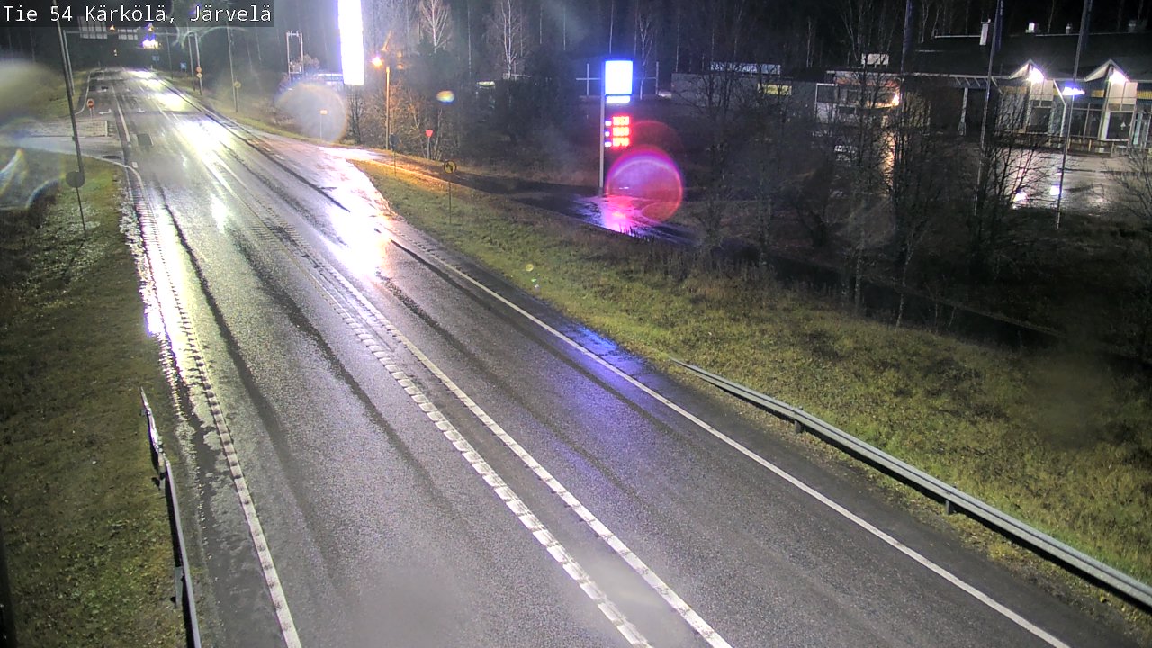 Weather Camera Image Väg 54 Kärkölä, Järvelä, Kärkölä, Päijät-Häme