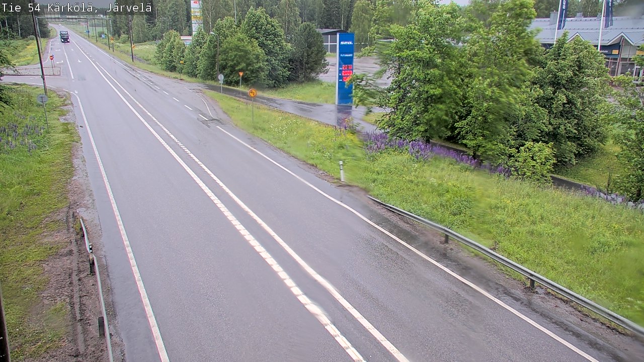 Weather Camera Image Väg 54 Kärkölä, Järvelä, Kärkölä, Päijät-Häme