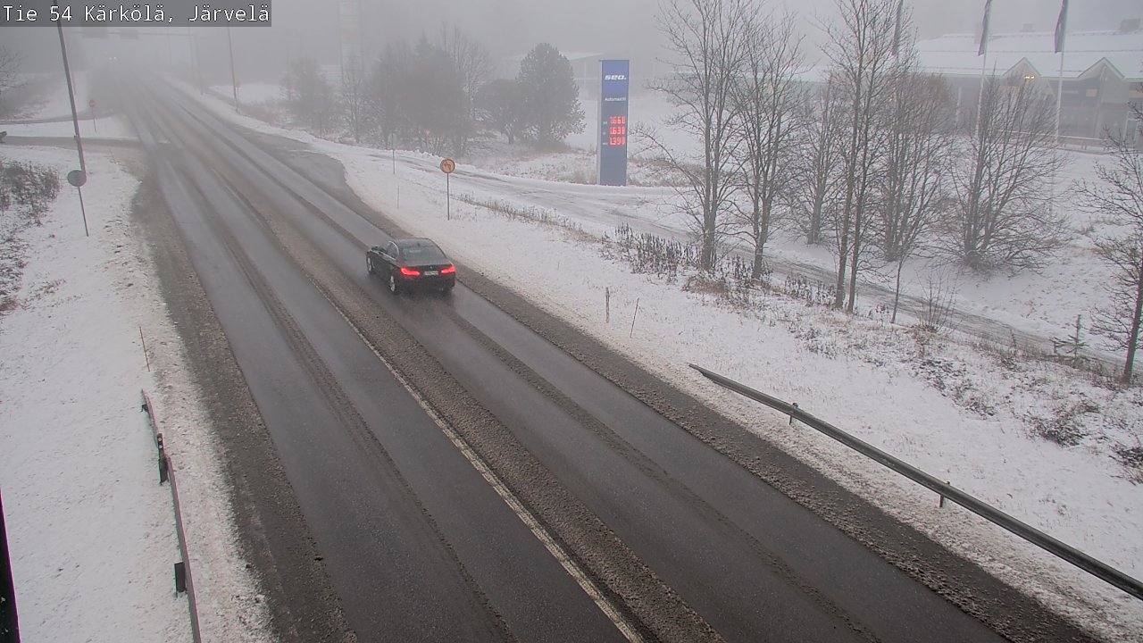 Weather Camera Image Väg 54 Kärkölä, Järvelä, Kärkölä, Päijät-Häme